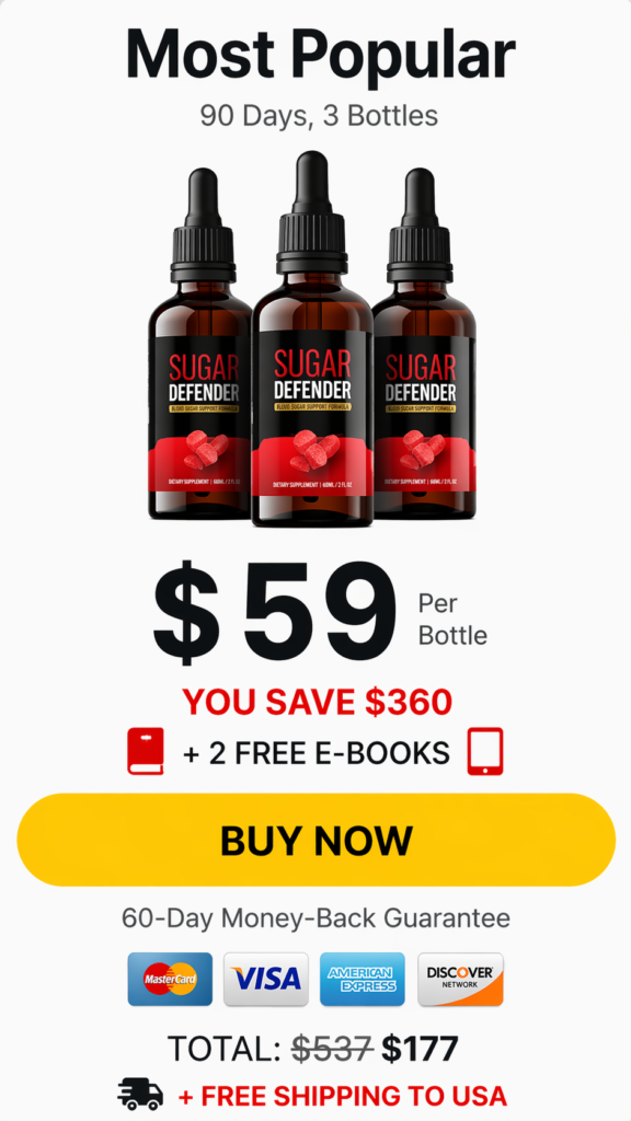 Sugar Defender supplement to support metabolism and blood sugar